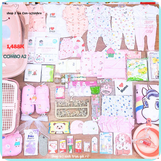 Trọn gói combo đồ đi sinh cho mẹ và bé tiết kiệm nhất COMBO A1/A2