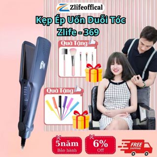 Máy uốn duỗi là tóc tạo kiểu Zlife - 369, Máy bấm dập phồng chân tóc bồng bềnh rạng rỡ suốt 8 giờ