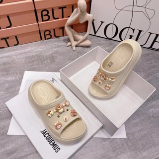 Dép Sục Crocs Clog Đế Xuồng - Cross đế cao tôn dáng 7cm - hàng cao cấp 2024 HOT