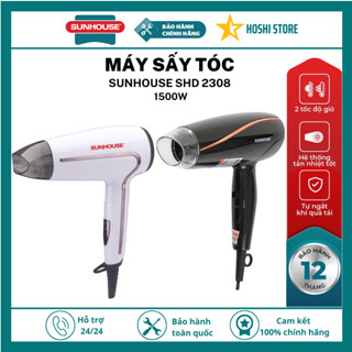 Máy sấy tóc chính hãng Sunhouse 2308W 1500W, SHD2306 1200W,  3 chế độ sấy, bảo hành toàn quốc 1 năm