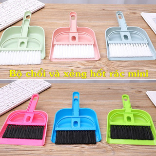 Bộ chổi và xẻng hốt rác mini