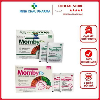 Mombyfib Hỗ Trợ Ngăn Táo Bón, Momby Fib Cải Thiện Tình Trạng Rối Loạn Tiêu Hóa Không Tái Lại Hộp 12 Gói