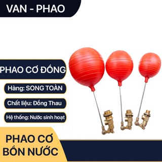 Phao Bồn Nước & Van Phao Cơ Đồng Tự Động Ngắt Nước Khi Đầy Bồn Bóng Nổi Nhựa Điều Chỉnh Mực Nước