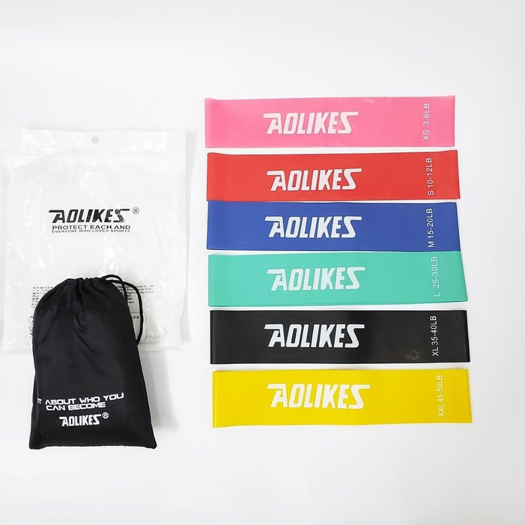 [AOLIKES] Bộ Dây Kháng Lực Miniband, Dây Cao Su Kháng Lực AOLIKES Thể Thao Tập Cổ Chân, Đùi, Mông Hi