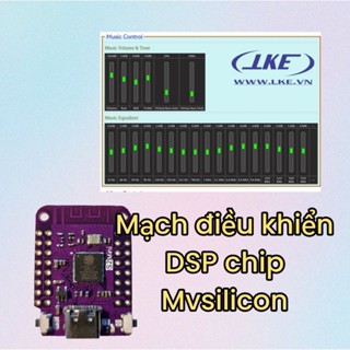 Mạch điều khiển dsp cho kit loa kéo K10, K10plus, K18, K18plus