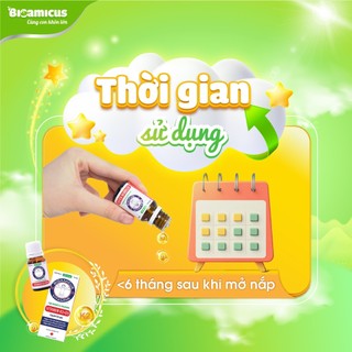 [TẶNG QUÀ] Vitamin D3 BioAmicus 400IU/giọt 10ml (15/07/2027)
