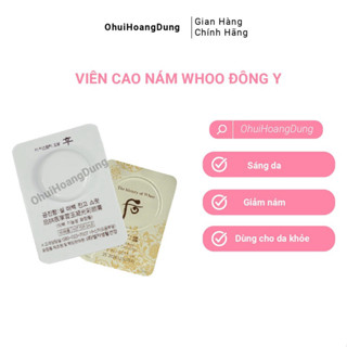 Combo 10 viên cao nám whoo đông y hoàng cung dưỡng trắng giảm sạm nám