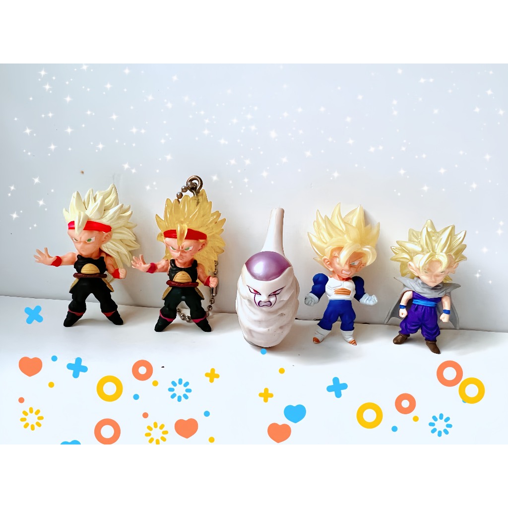 Móc khoá Dragonball 2nd chính hãng đồ chơi Gacha Bandai Bardoch Frieza Gohan khỉ Ozaru