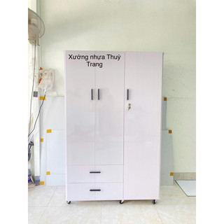 Tủ quần áo, tủ nhựa đài loan 3 cánh 170x106x45cm Tp hcm-Bình Dương