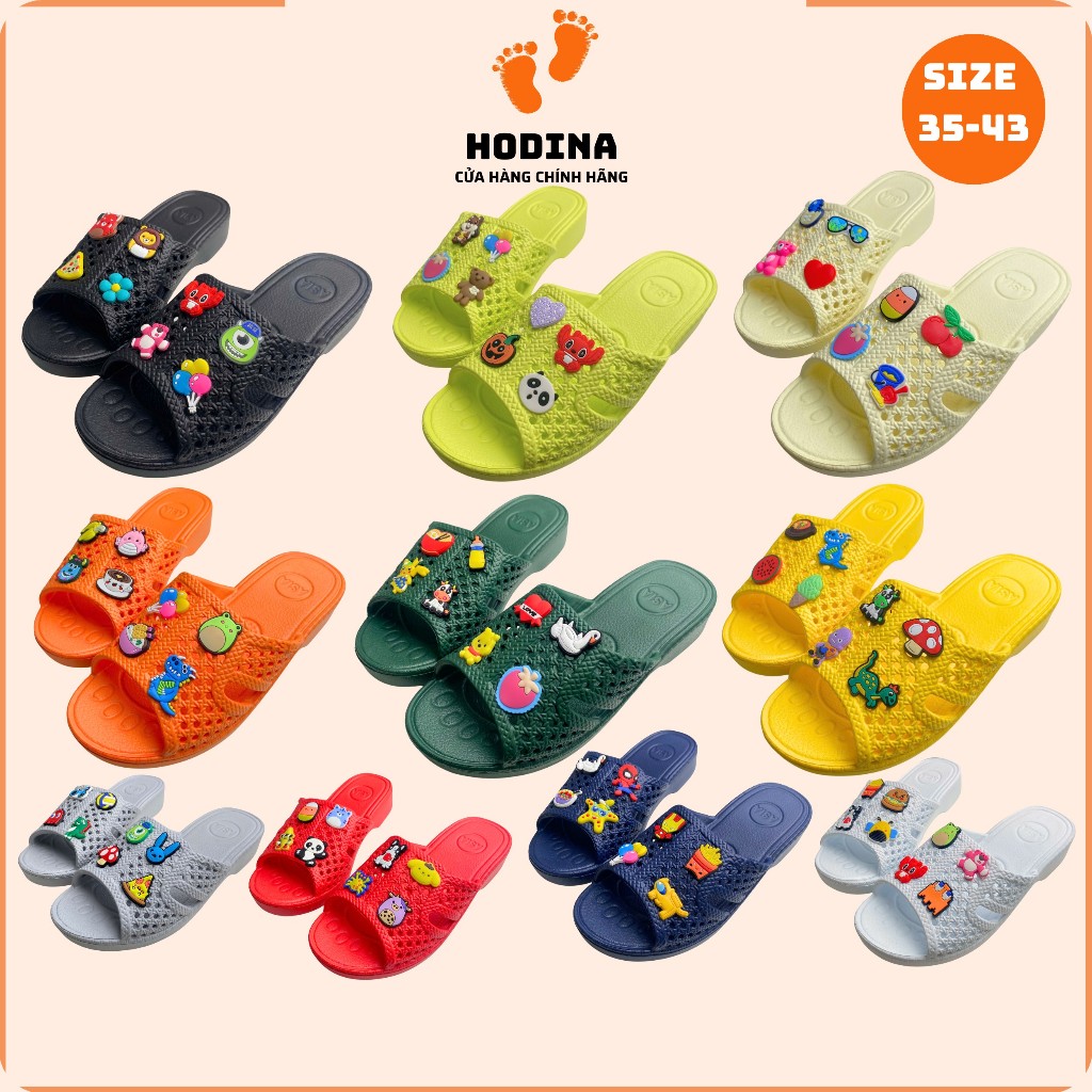 Dép Tổ Ong Gắn STICKER Dép ASIA Dép Đi Trong Nhà Dép Đi Chơi  Siêu Nhẹ Chính Hãng Cao Cấp