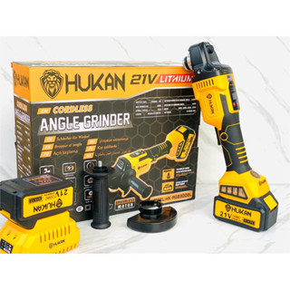 Thân Máy mài pin Hukan AG8300BL động cơ không chổi than sử dụng pin 4,0 ah điều chỉnh tốc độ máy bằng bàn phím