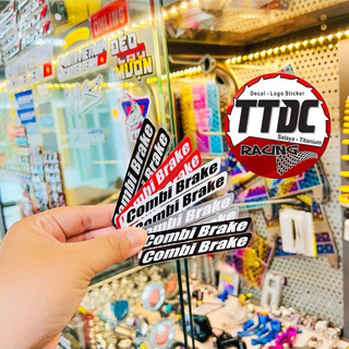 [ 1 cặp ] Tem Decal Logo Combi Brake 🚗✌🏻💯