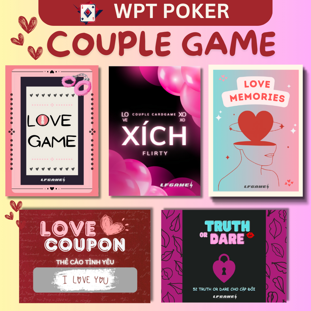 [Hỏa tốc] Tổng hợp Bộ Bài tình yêu cặp đôi Love memories truth or dare couple our memories Xích drinking game Love coupo