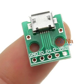 Đầu Micro USB ra 5 chân DIP 2.54mm
