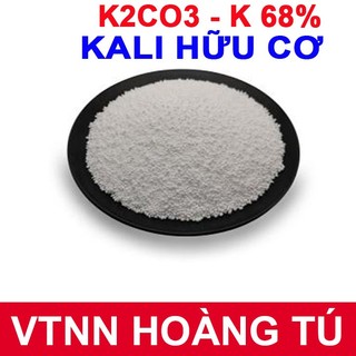 Phân bón Kali Cacbonat (K2CO3 - kali hữu cơ) K2O = 68% (gói 1kg)