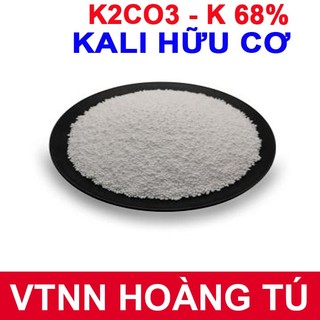 Phân bón Kali Cacbonat (K2CO3 - kali hữu cơ) K2O = 68% (gói 1kg)