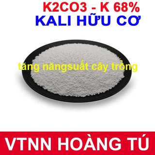 Phân bón Kali hữu cơ (K2CO3 -) K2O = 68% (gói 1kg)