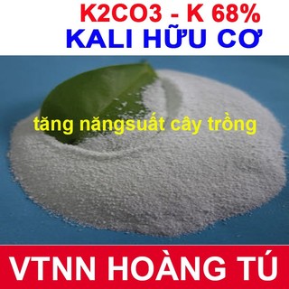Phân bón Kali hữu cơ (K2CO3 -) K2O = 68% (gói 1kg)