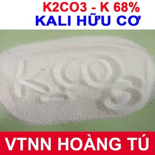 Phân bón Kali hữu cơ (K2CO3 -) K2O = 68% (gói 1kg)