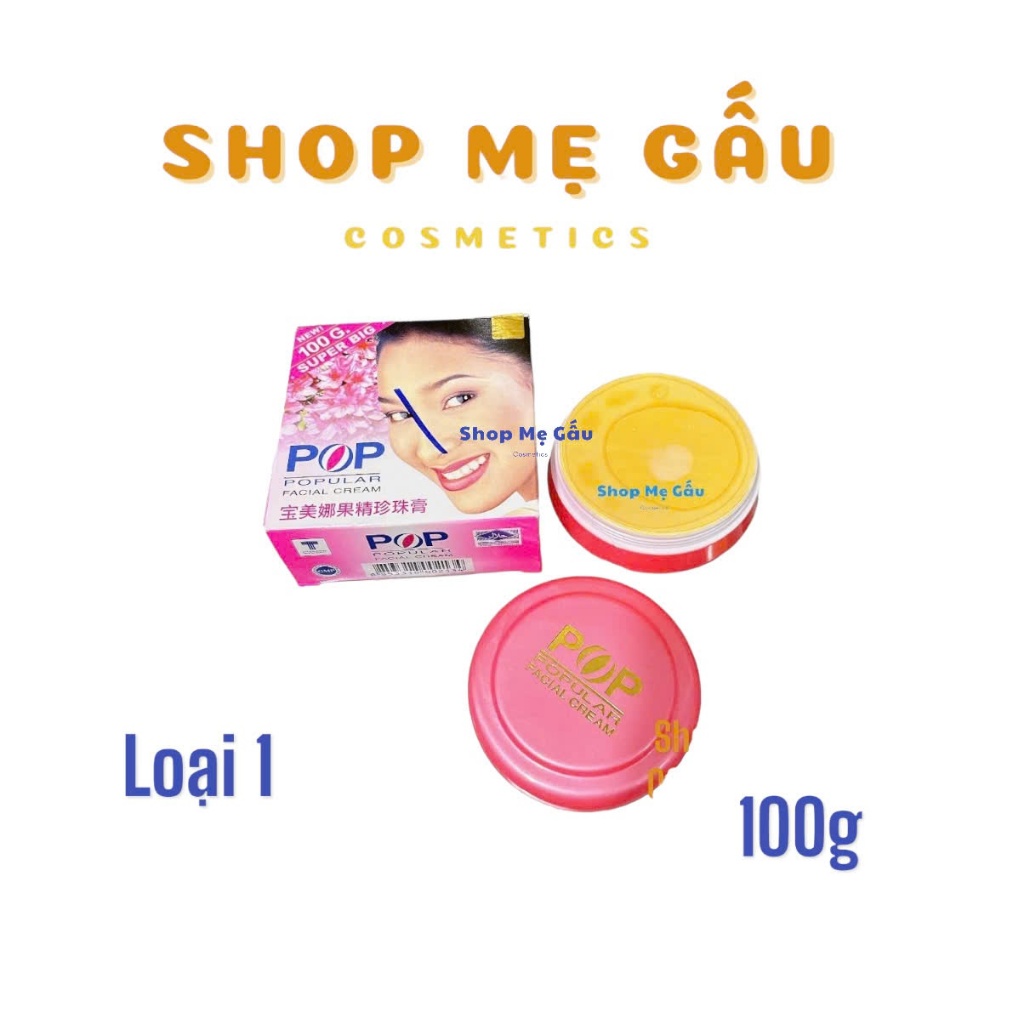 Kem Pop Dưỡng Trắng Da Thái Lan Hộp 100Gram