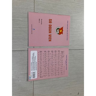 Sổ ĐOÀN VIÊN màu HỒNG - MỚI