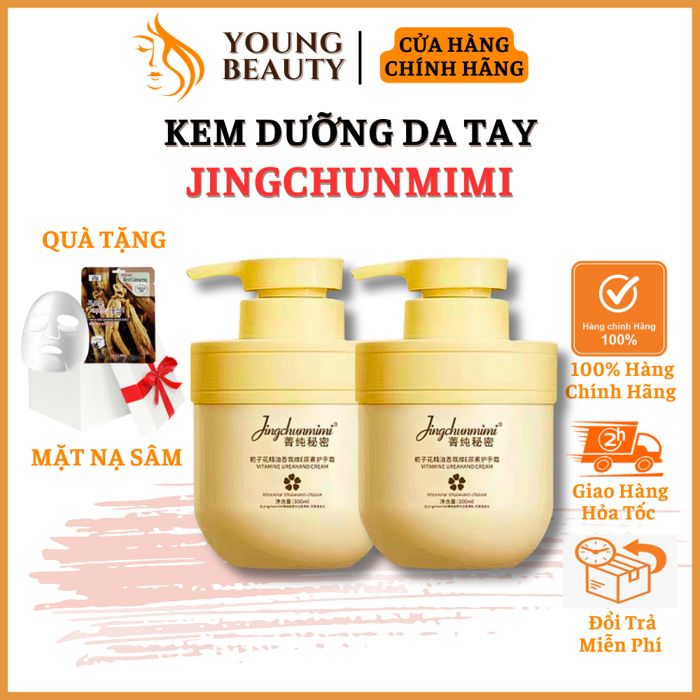 Kem Dưỡng Da Tay JINGCHUNMIMI - Kem Dưỡng Tay JINGCHUNMIMI Mờ Nhăn, Dưỡng Ẩm, Chống Lão Hóa và Mềm Mại Da Tay - Young