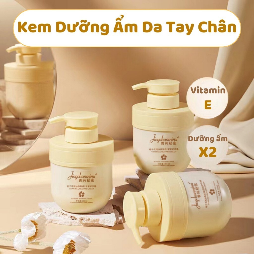Kem Dưỡng Da Tay JINGCHUNMIMI - Kem Dưỡng Tay JINGCHUNMIMI Mờ Nhăn, Dưỡng Ẩm, Chống Lão Hóa và Mềm Mại Da Tay - Young