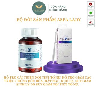 (Chính Hãng) Viên Uống Aspa Lady (Mẫu Mới 120V) Giúp Cân Bằng Nội Tiết Tố Nữ, Đẹp Da, Chăm Sóc Chuyên Sâu Cô Bé