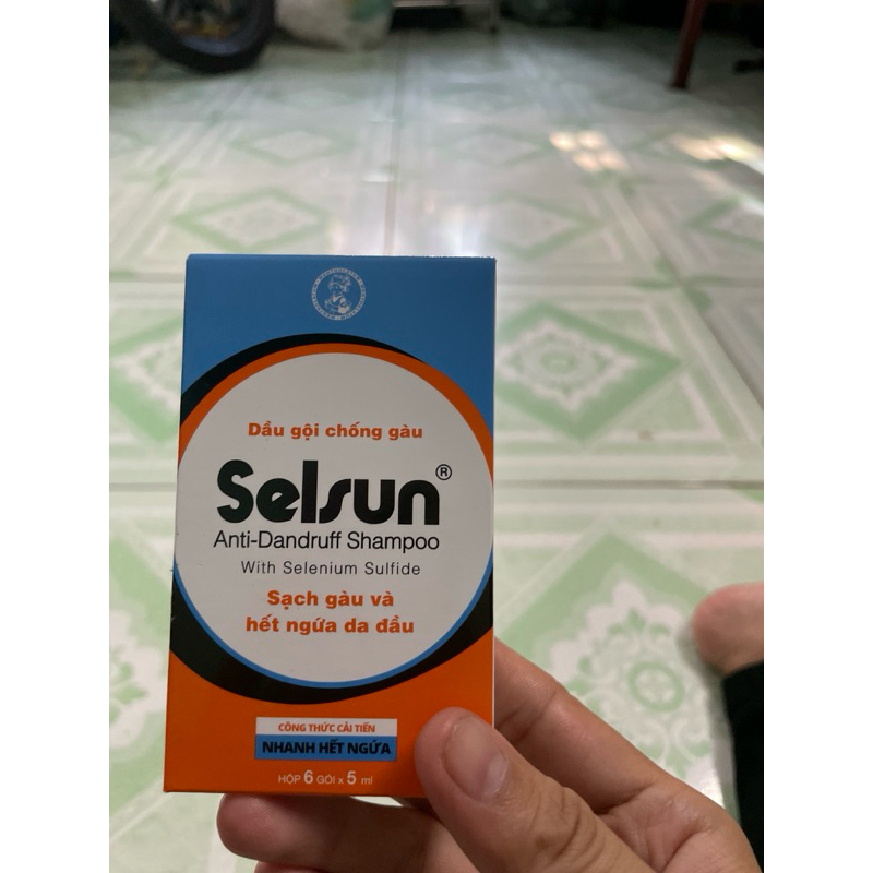 Hop 6 gói Selsun Sachet 5ml