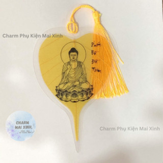 [GIÁ SỈ] Lá Bồ Đề Phật Bản Mệnh & Chữ Thư Pháp - May Mắn Bình An Tài Lộc Trang Trí Nhà Cửa Treo Cây ô tô ốp Điện Thoại