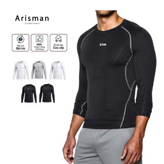  Áo Thể Thao Dài Tay Nam Arisman Combat Training áo giữ nhiệt nam ôm body tập gym vận động thoải mái 