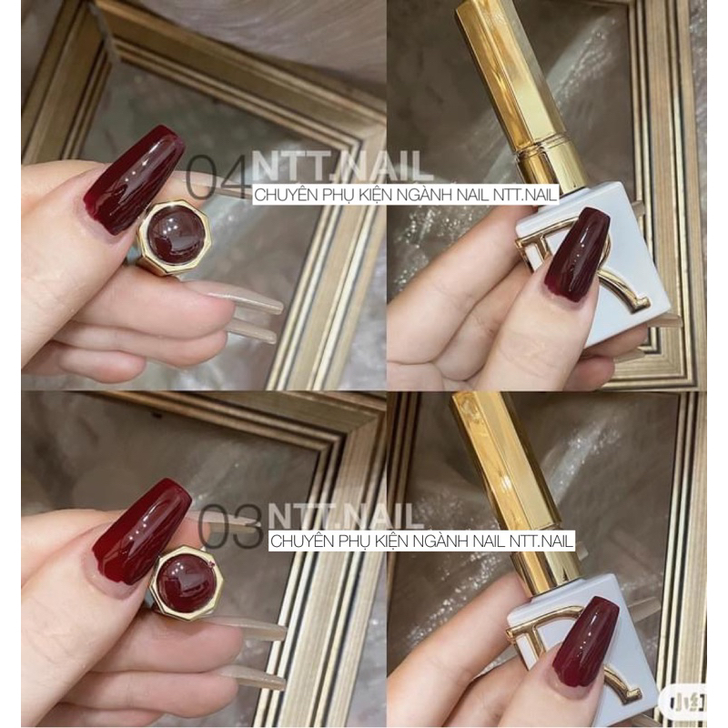 [phụ kiện nail chính hãng] sơn gel mã đỏ các tone