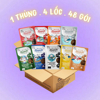 🎉 MEOWCAT - SẴN GIAO NGAY - HOẢ TỐC HCM - [THÙNG 48 gói] pate Meowcat cho mèo nhiều hương vị.
