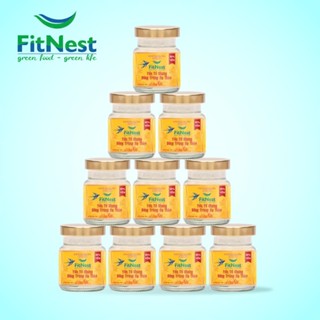 Combo 10 Hũ Yến Tổ Chưng Đông Trùng Hạ Thảo FitNest (Hũ/70ml)