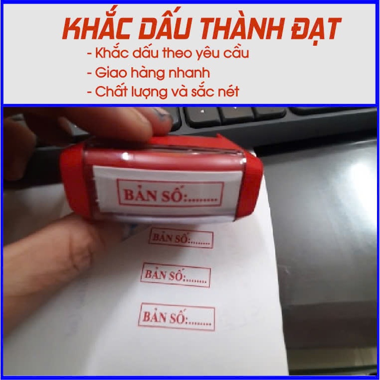 Con dấu BẢN SỐ (Chuẩn thông tư 24 Bộ Công An)