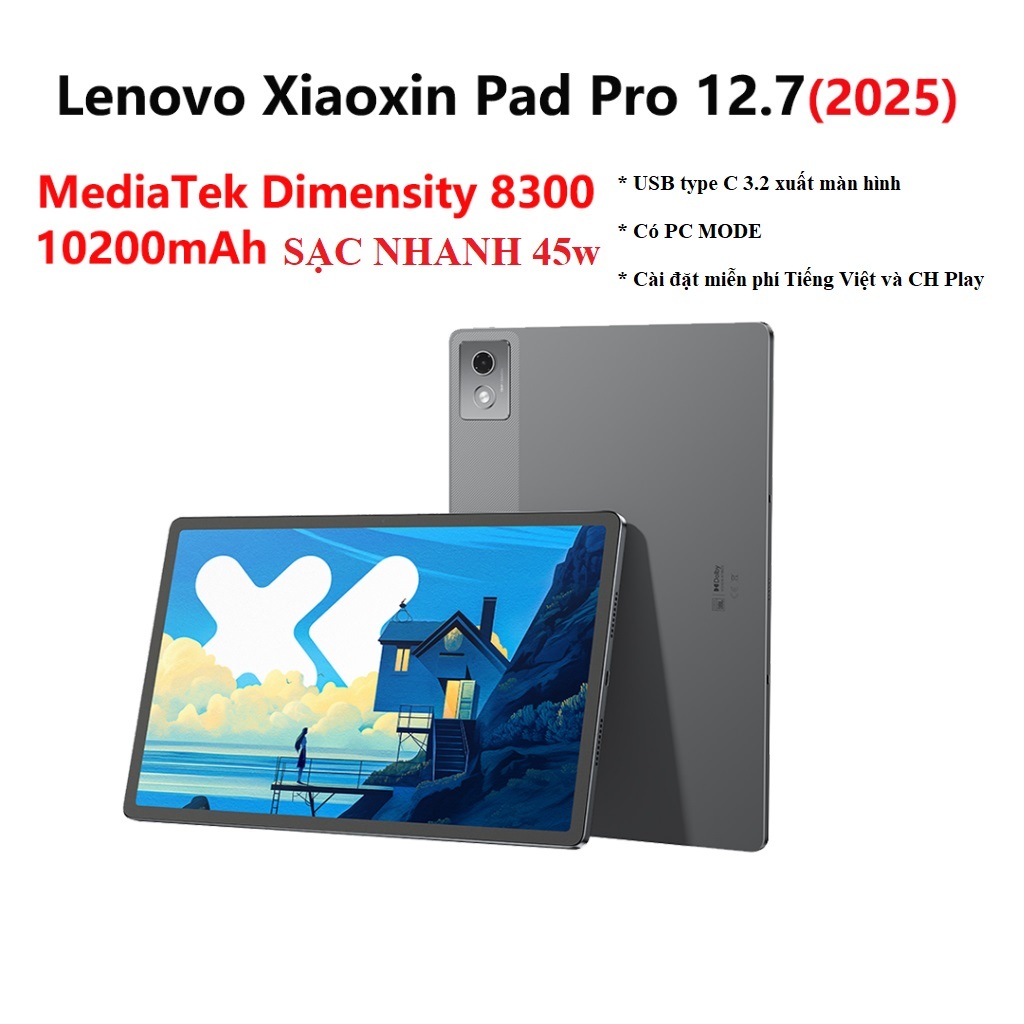 (KHÔNG SHIP BẮC) Lenovo Pad Pro 12.7 2025 - Hỗ trợ cài Tiếng Việt - CH Play - Rom Quốc Tế | BigBuy360 - bigbuy360.vn