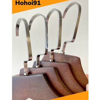 Móc áo gỗ nâu combo 10 cây