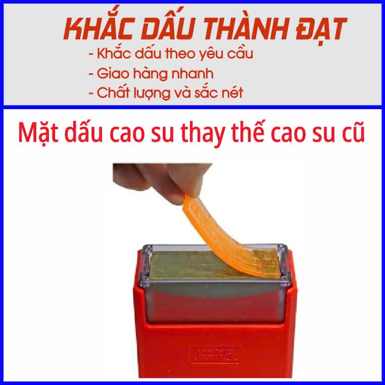 Mặt dấu/ miếng cao su theo yêu cầu