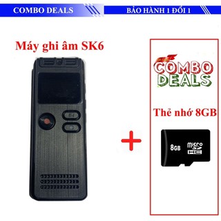 Máy ghi âm chuyên dụng SK6 tặng kèm thẻ nhớ 8GB