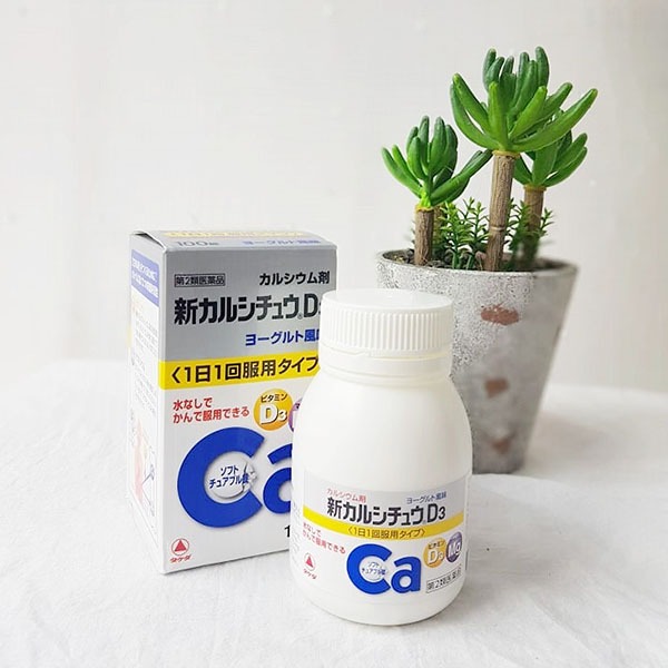 Viên uống Canxi giúp bổ sung D3+Mg Takeda Nhật Bản, 100 viên