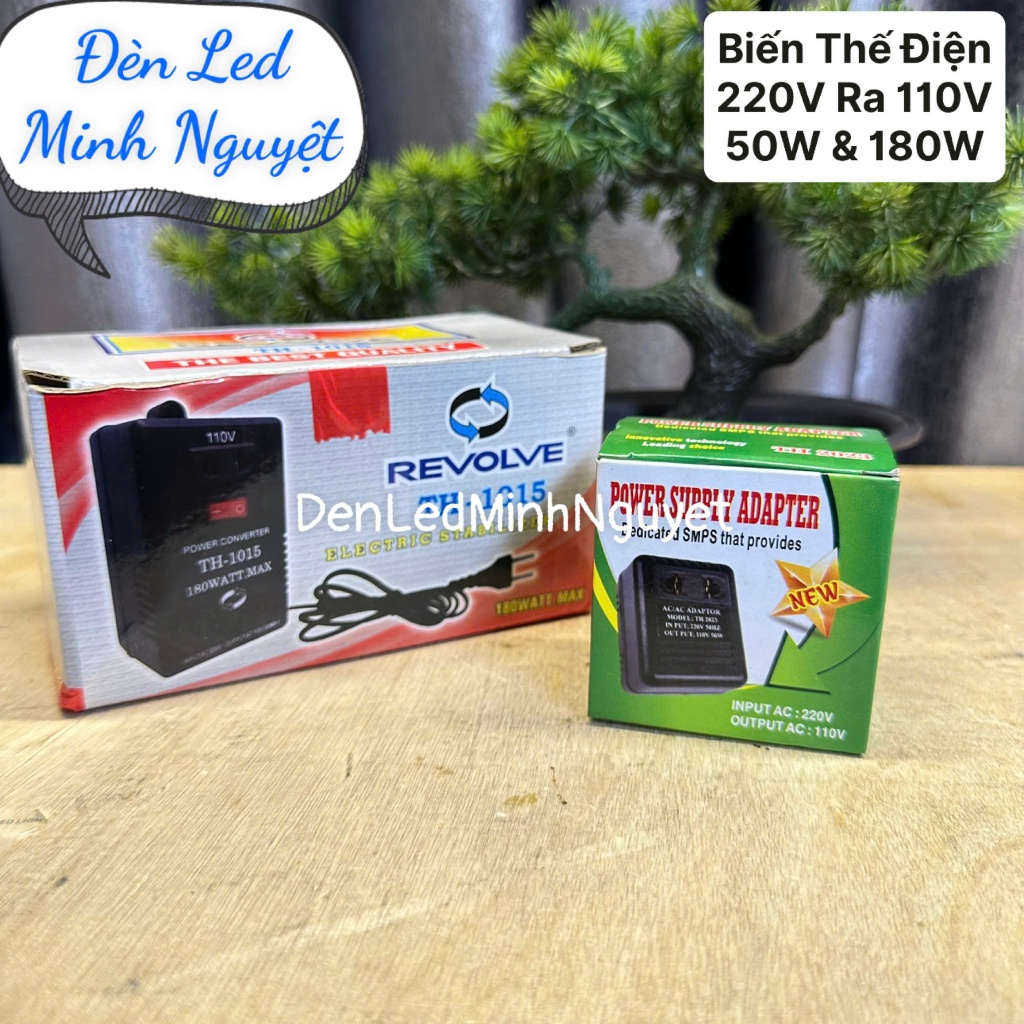 Biến Áp-Biến Thế Đổi Điện 220v Ra 110v 50w / 180w