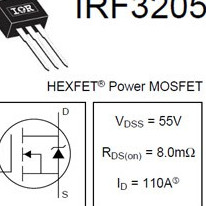 MOSFET IRF3205 2 Cái