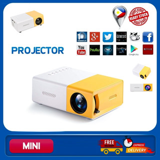【Hồ Chí Minh】YG300 Máy chiếu di động 3D LED công nghệ laser, hỗ trợ HDMI và phim 1080P