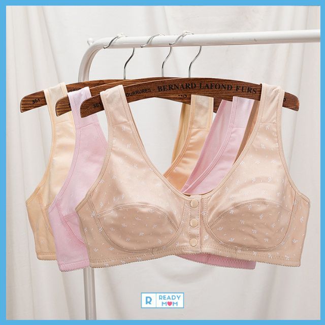 Áo Ngực Cho Con Bú | Áo Lót Bầu Cotton | Mềm Và Thoải Mái | R20 Hàng Trung Quốc