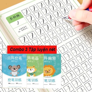 Vở tập viết chữ hán cho người mới học, Tập viết tiếng trung các nét cơ bản