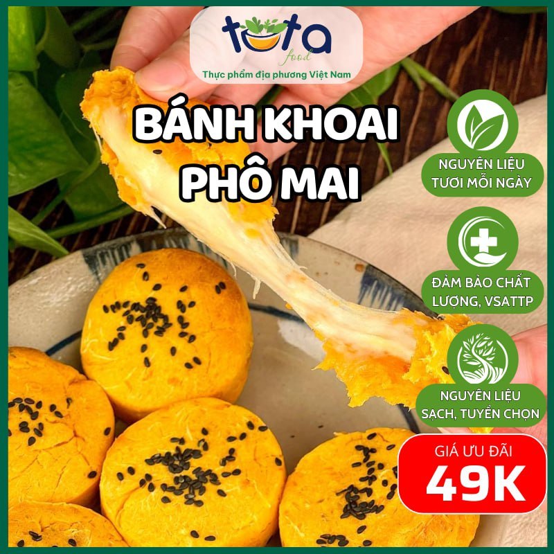 Bánh khoai lang mật phô mai/ Bánh ăn kiêng tươi bánh khoai lang ăn kiêng Tuta Food ship hỏa tốc HCM