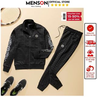 Bộ nỉ nam thu đông cao cấp phom dáng đẹp dày dặn, mặc nhà, thể dục thể thao, thiết kế mới nhất 2024 Menson MD4-02