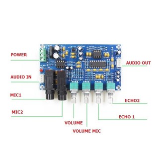 MẠCH ECHO KHUẾCH ĐẠI MICRO KARAOKE XH-M173