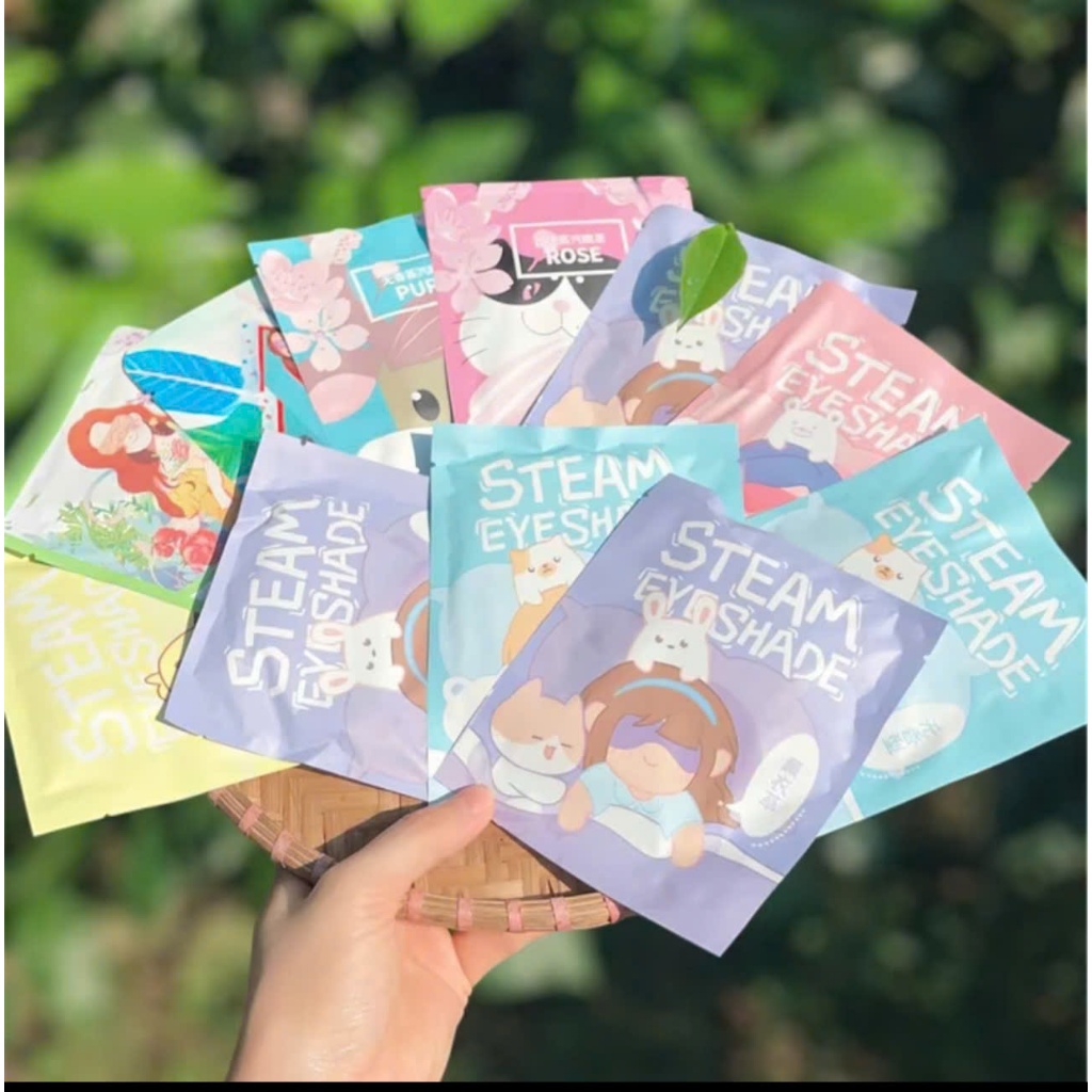 ComBo Mặt Nạ Mắt Nóng Xông Hơi Giúp Thư Giãn Giảm Quầng Thâm Mắt Giảm Mỏi Mắt Giúp Ngủ Ngon