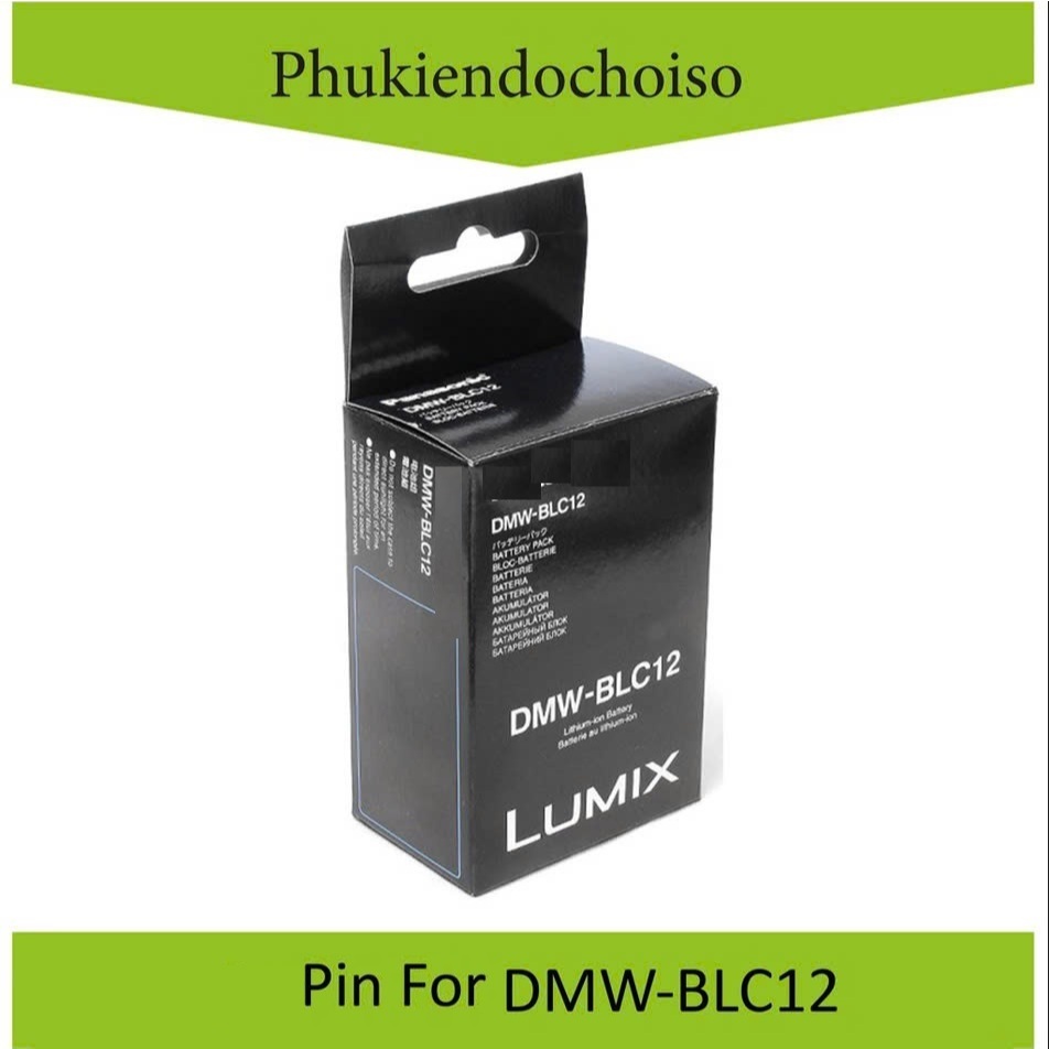 Pin thay thế pin máy ảnh DMW-BLC12E